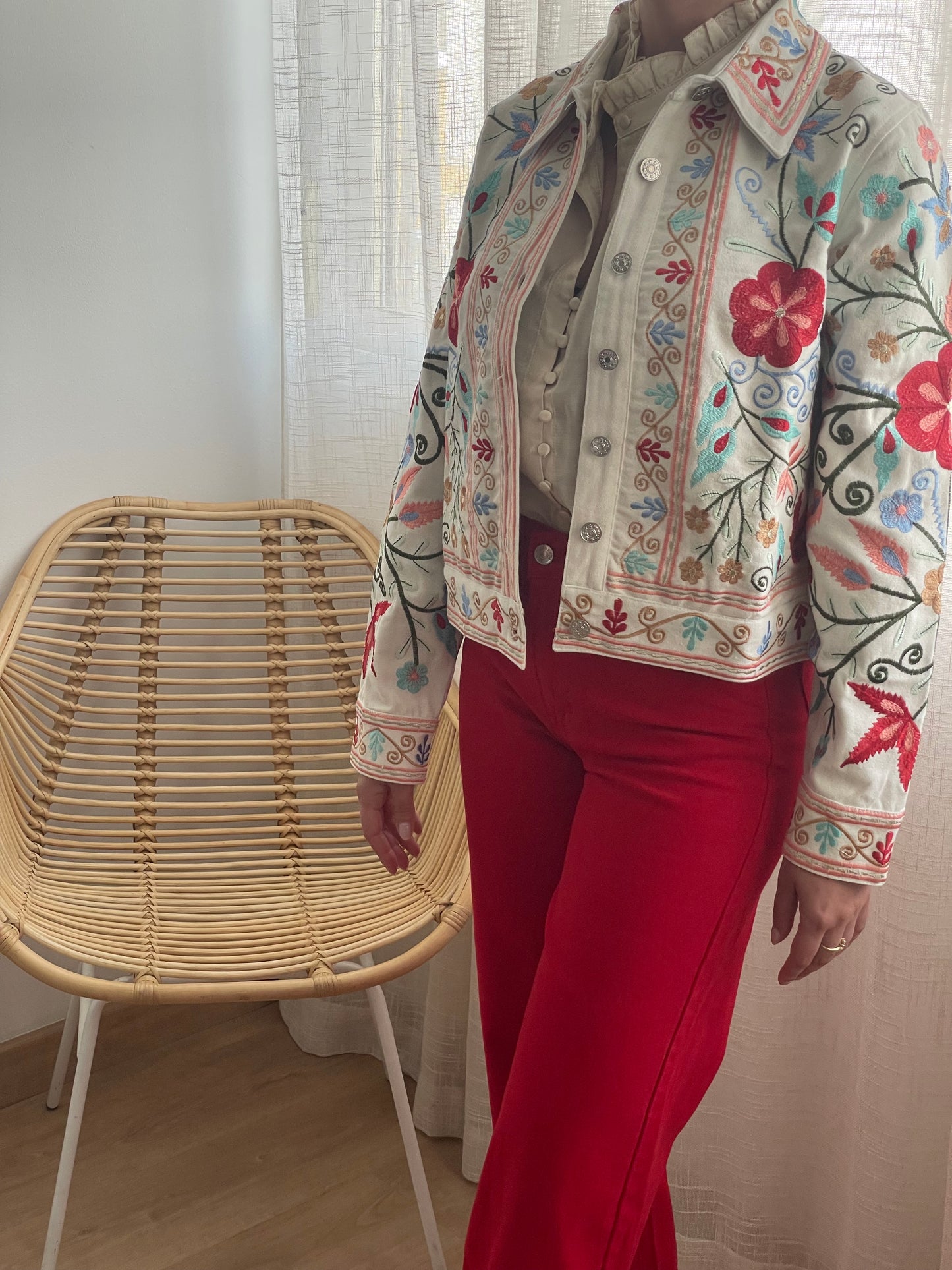 Chaqueta Primavera blanca