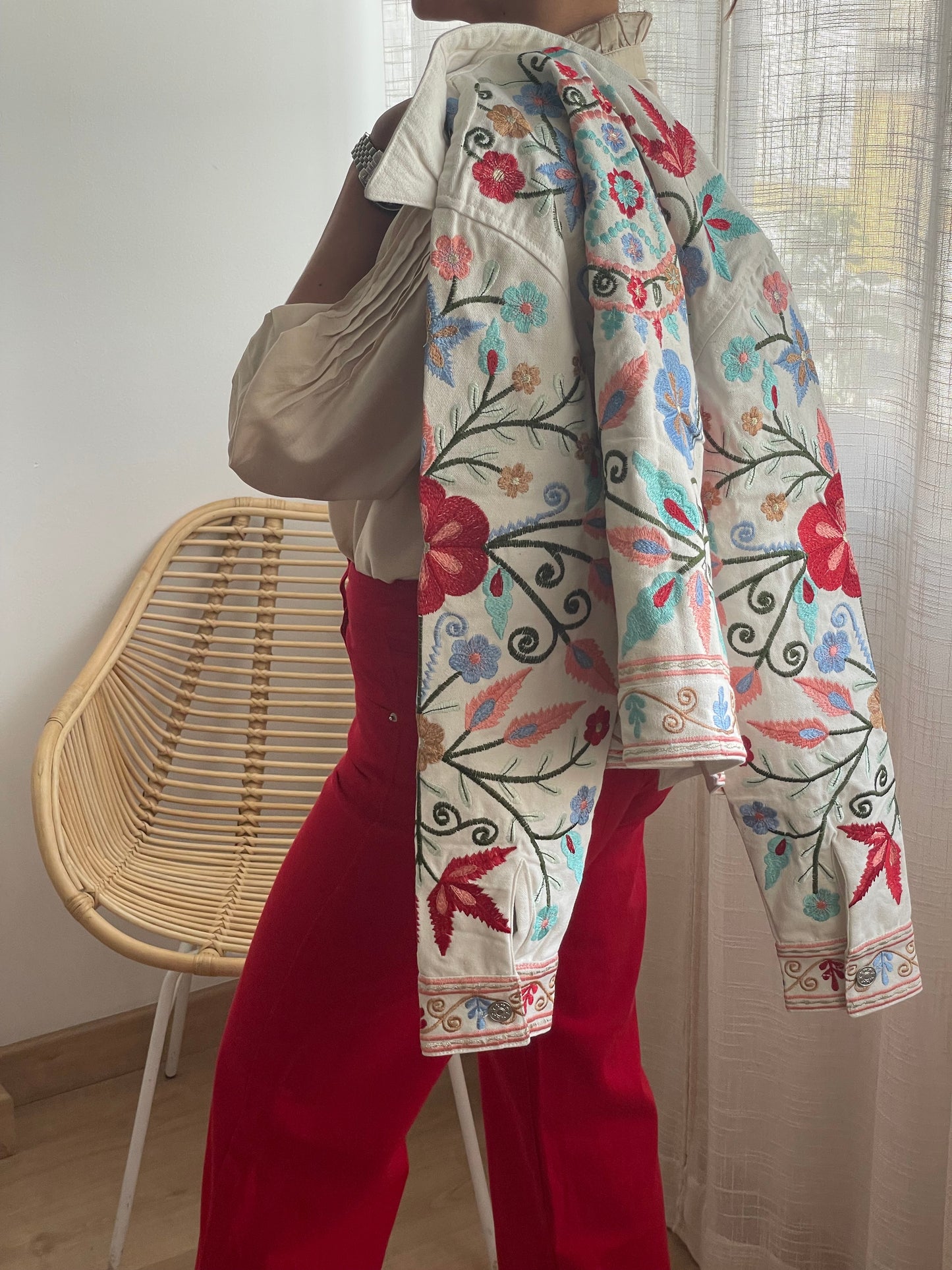 Chaqueta Primavera blanca