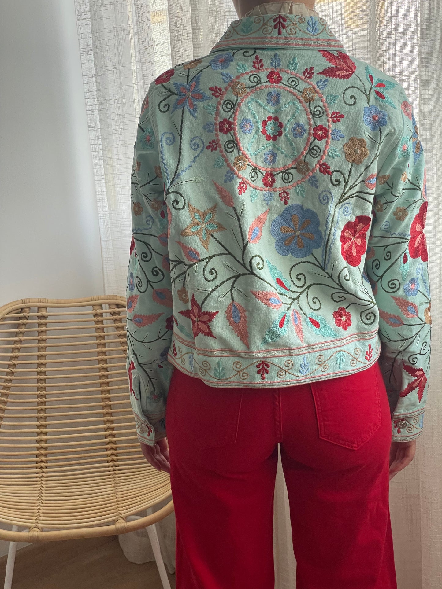 Chaqueta Primavera verde agua