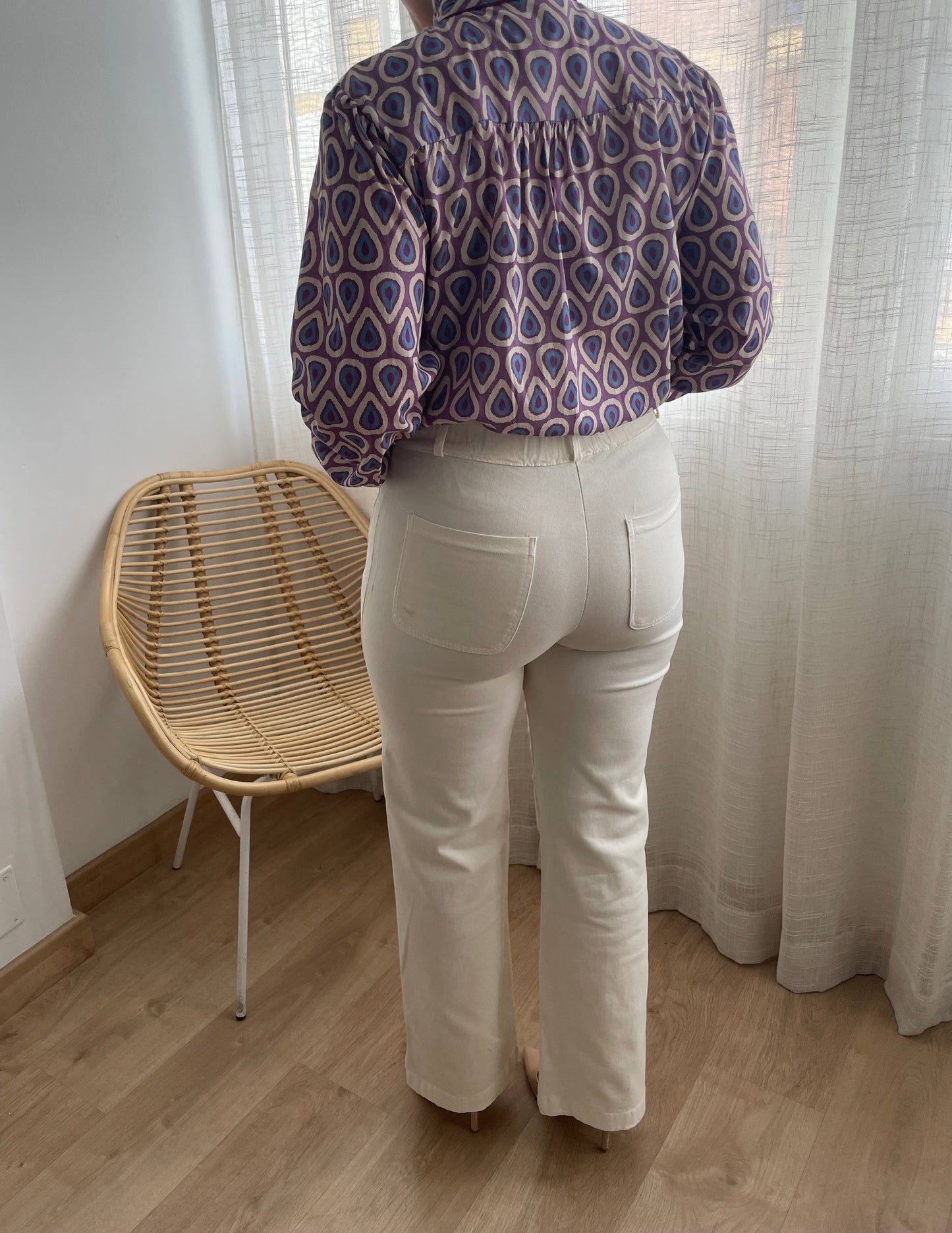 Camisa Pavo Real Púrpura