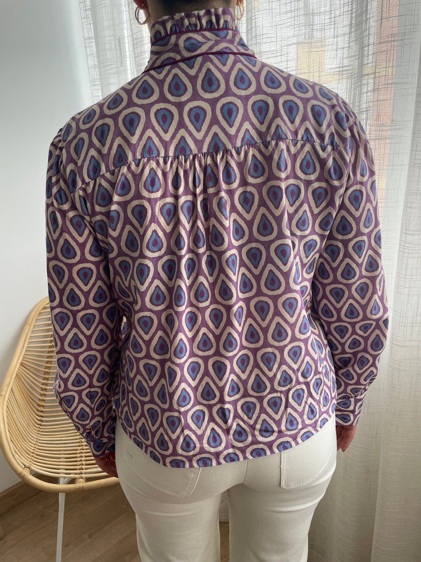 Camisa Pavo Real Púrpura