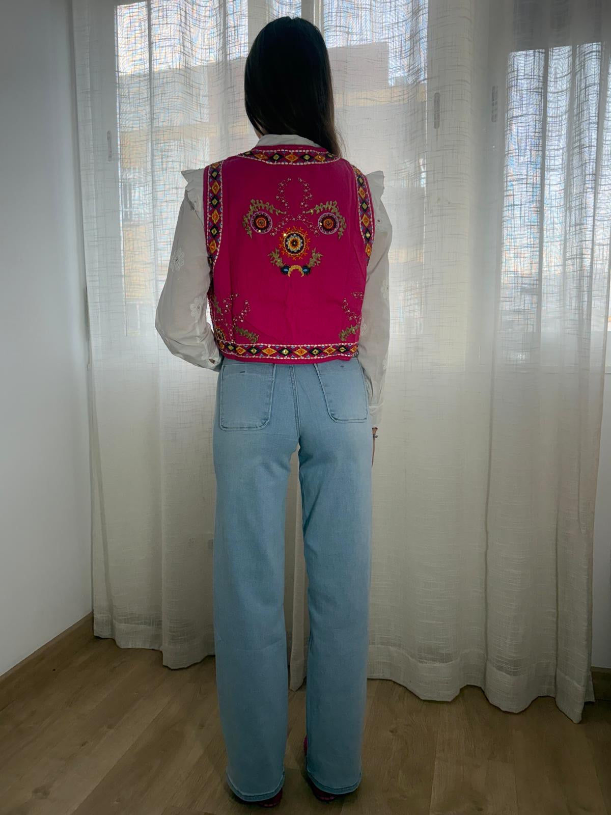 Chaleco étnico Natalia Rosa