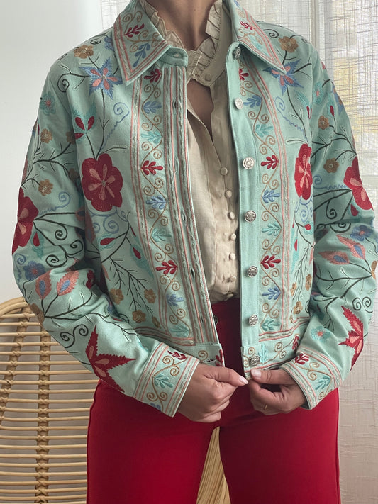 Chaqueta Primavera verde agua